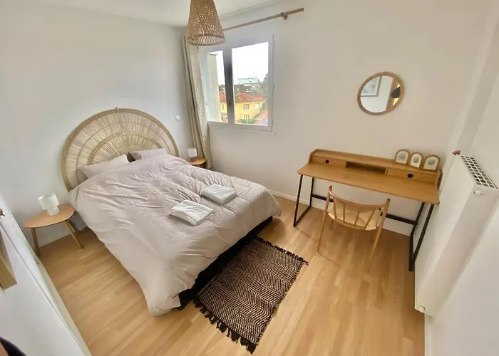 아파트 6-people Floor Appart, Calm, Metro 툴루즈